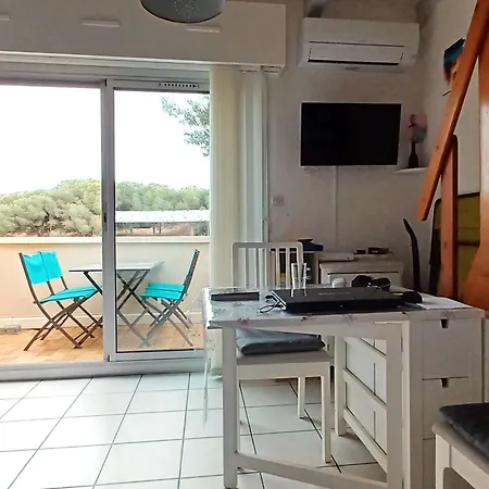 Apartman T2 Mezzanine Avec Climatisation, Piscine Et Parking Proche - Fr-1-607-119 Agde