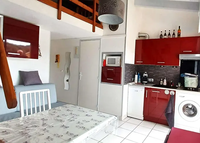 T2 Climatisé Avec Mezzanine, Piscine Et Parking, Proche - - Fr-1-607-119 Appartamento Agde